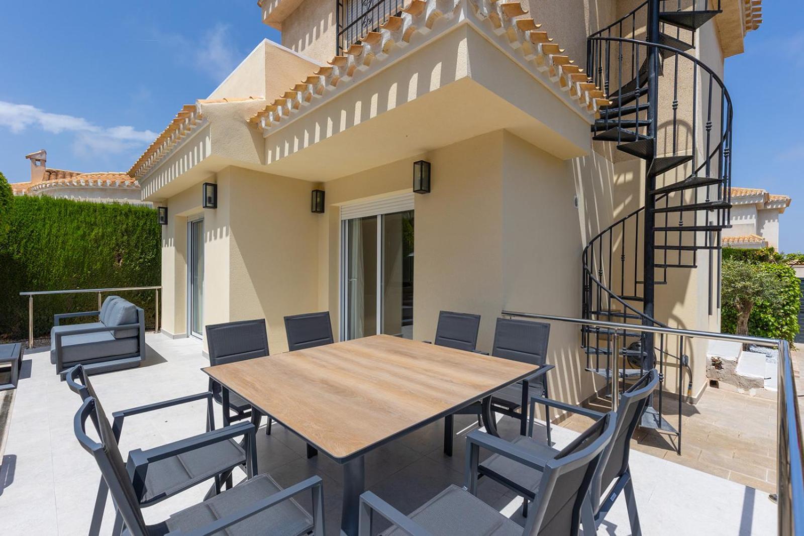 17 Vistamar Playa Flamenca Villa Bagian luar foto