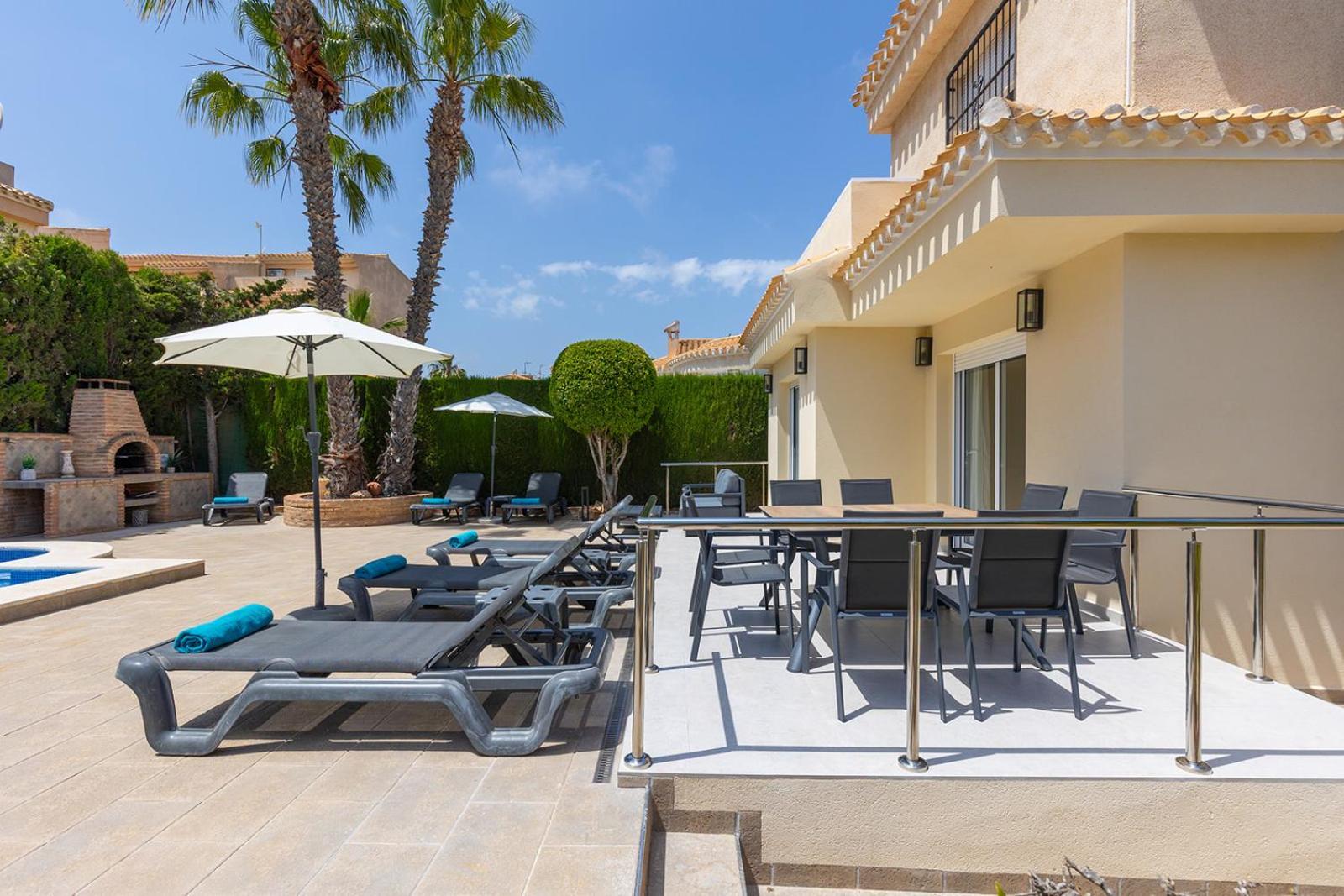 17 Vistamar Playa Flamenca Villa Bagian luar foto