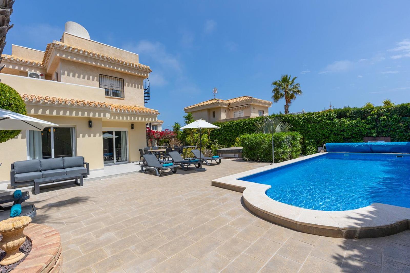 17 Vistamar Playa Flamenca Villa Bagian luar foto